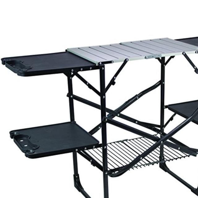 GCI Outdoor Slim-Fold Camp Kitchen Portable Folding Cook Station