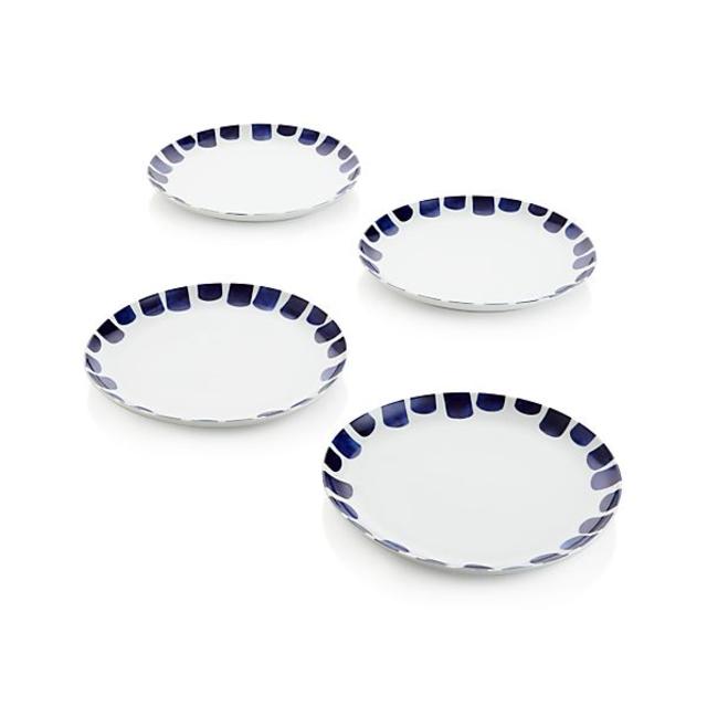 Set of 4 Como Tile Dinner Plates