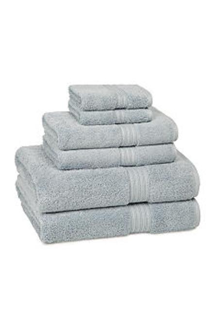 Kassatex Kassa Design 6-Piece Towel Set - Blue