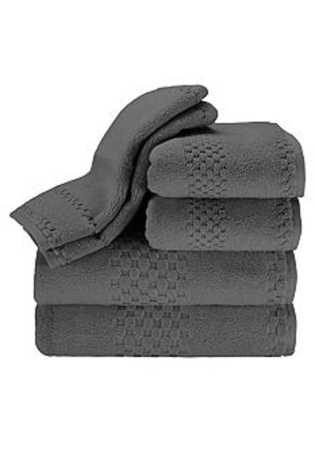 Kassatex Hotelier 6-Piece Towel Set - Grey