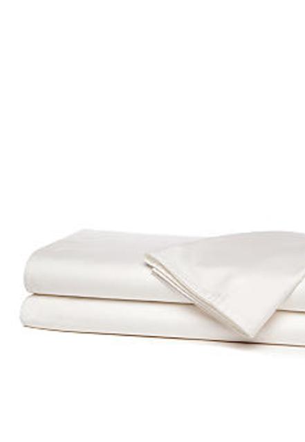 Calvin Klein White Edge Stitch 450 Count Sheet Sets-Queen