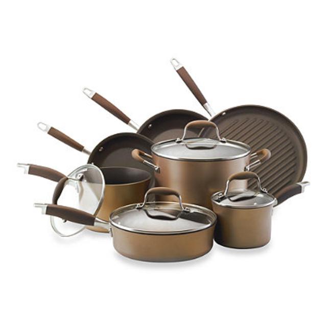 Anolon® Advanced Bronze 11-Piece Cookware Set