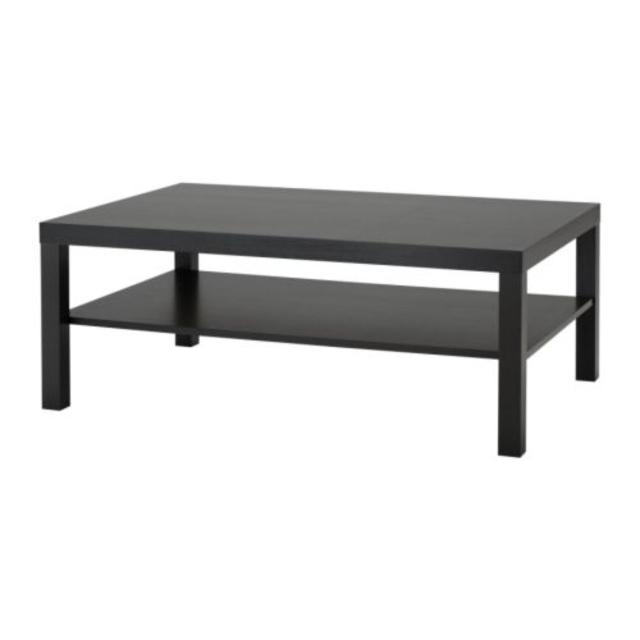 LACK				Coffee table, black-brown