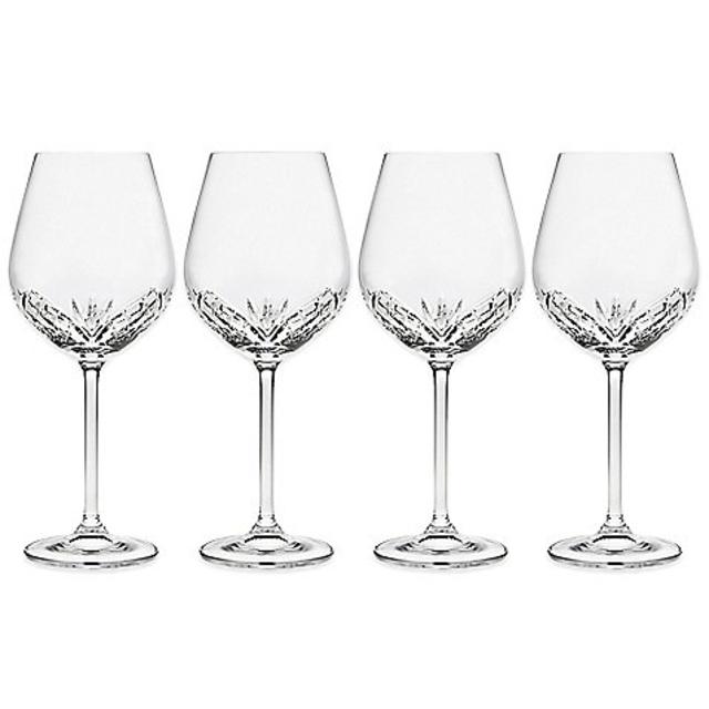 Godinger Dublin Reserve Crystal Wine Glasses (Set of 4)