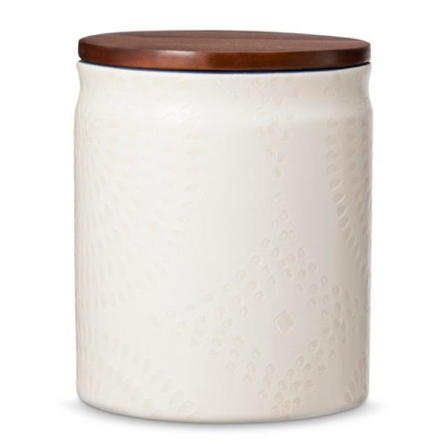 Large Canister Threshold Wood Lid product details page
