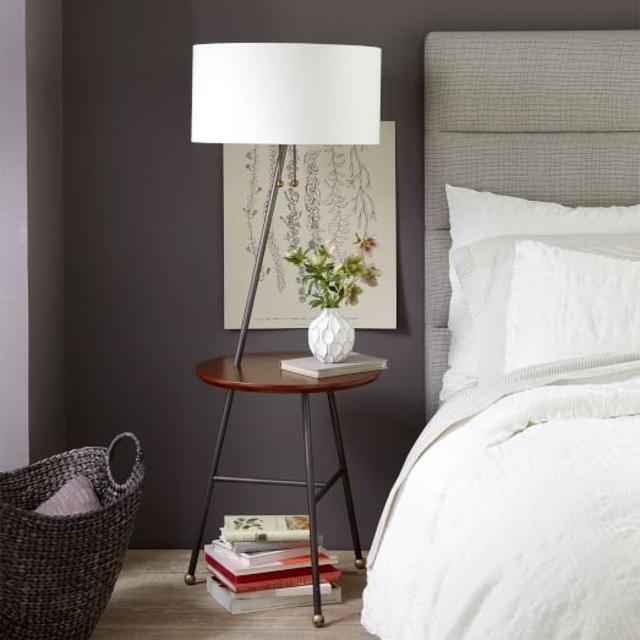 Duo Side Table Floor Lamp