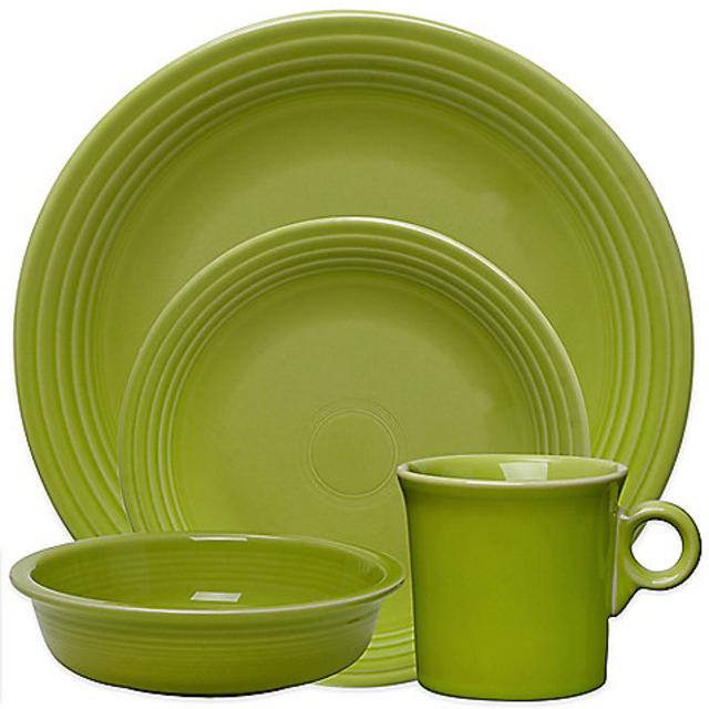 Fiesta® 4-Piece Place Setting in Lemongrass