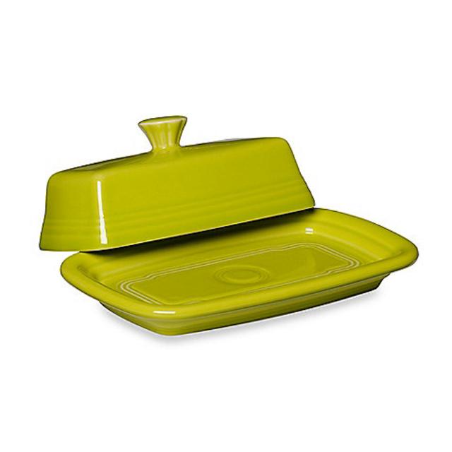 Fiesta® Extra-Large Covered Butter Dish in Lemongrass