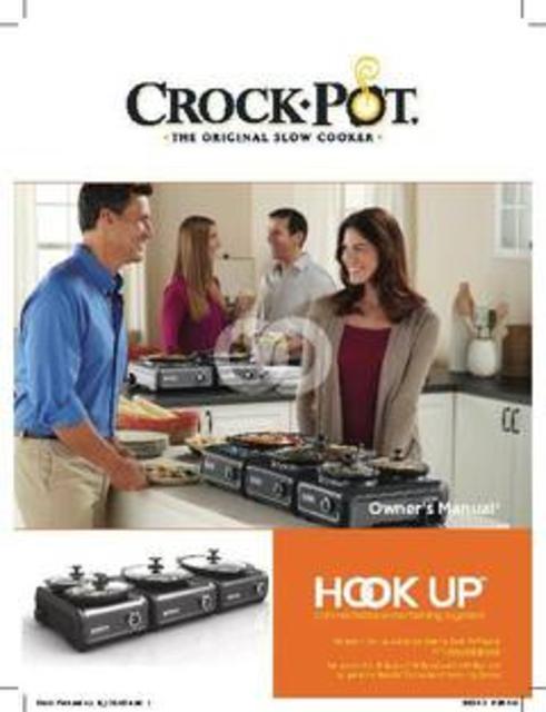 Crock-Pot® Dual 1-Quart Oval Hook Up™ Connectable Entertaining System in Charcoal