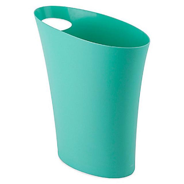 Umbra® Skinny Can Wastebasket in Aqua
