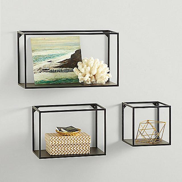 Real Simple® Metal Framed Cubes (Set of 3)