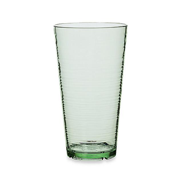 Bark High Ball 24-Ounce Glass in Lime