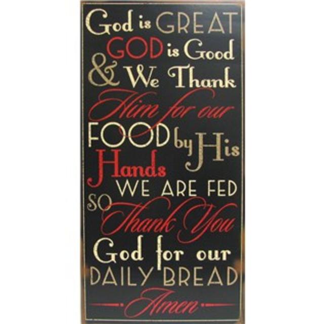 God is Great God is Good Wall Decor