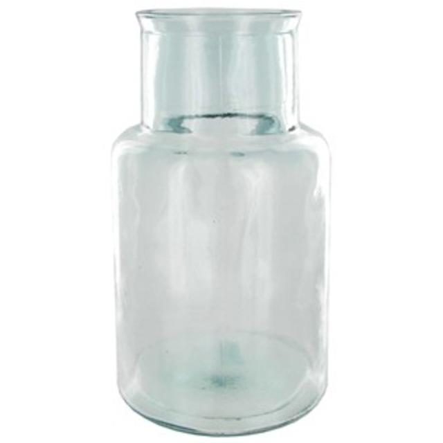 11" Clear Glass Vase