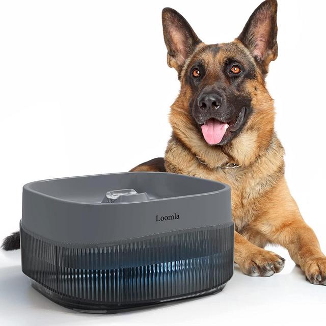 Loomla Cat Water Fountain,135oz/4L Dog Water Bowl Dispenser Automatic Pet Water Fountain for Small to Medium Dogs, Cats