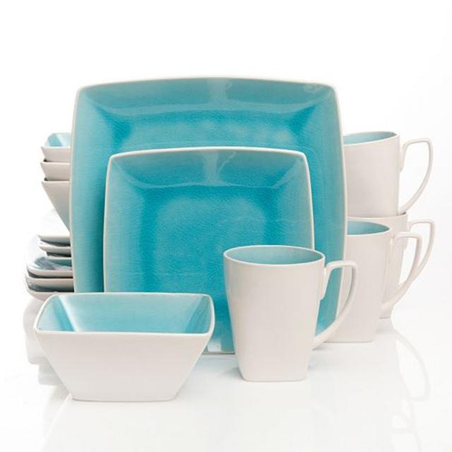 Gibson Elite Urban Luxe 16-pc. Square Dinnerware Set