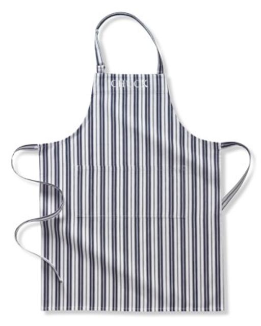 Personalized Stripe Apron, Navy