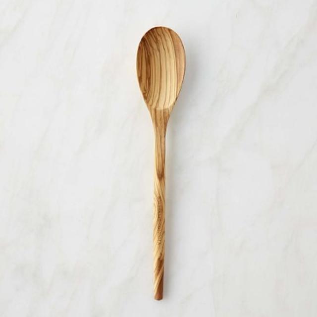 Williams Sonoma Wood Spoon, 14", Olivewood