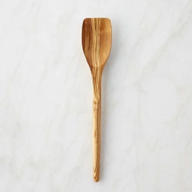 Williams Sonoma Blunt End Wood Spoon, 12", Olivewood