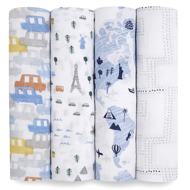 aden + anais Swaddle Blanket (4 Pack)