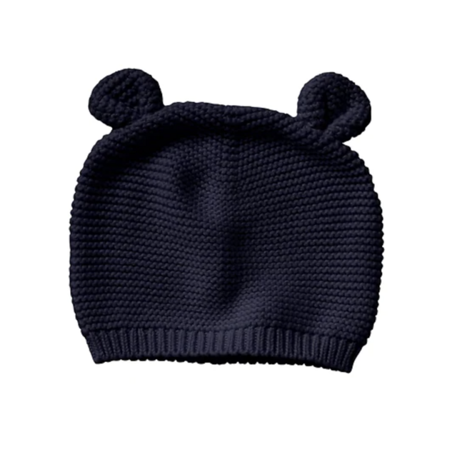 Gap Baby Garter Bear Hat in Navy