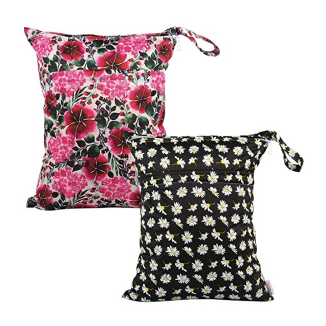 ALVABABY Waterproof Reusable Zipper Bags (2 pack)