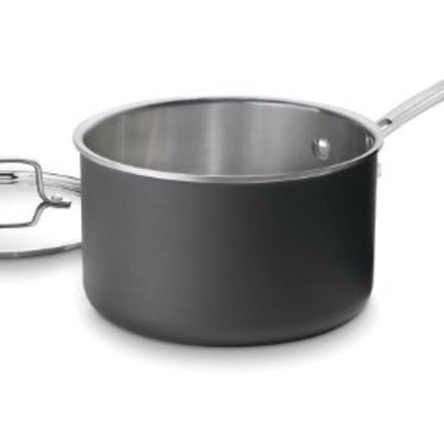 Cuisinart MCU194-20N MultiClad Unlimited Dishwasher Safe 4-Quart Saucepan with Cover