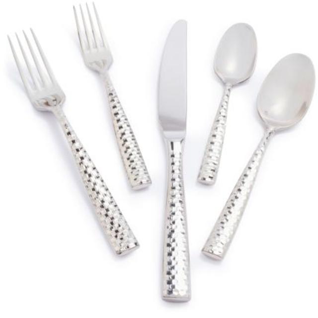 Fortessa Lucca Faceted Flatware Set of 5