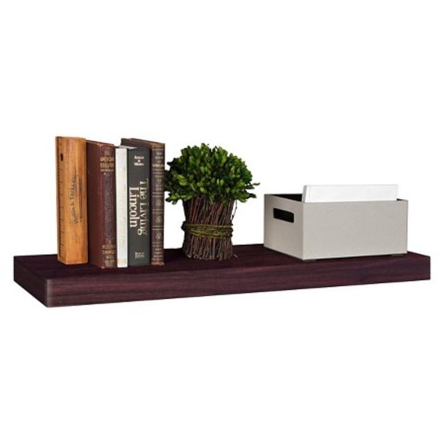 Way Basics 36" Eco Floating Wall Shelf