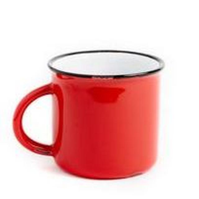 Tinware Mug in Red