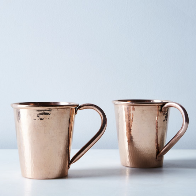 Sertodo Copper Hammered Moscow Mule Mugs (Set of 2)