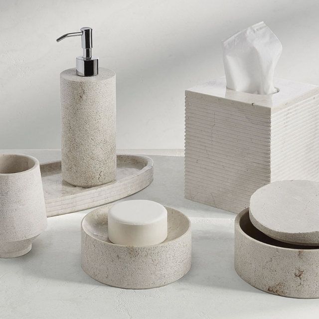 Limestone Bath Accessories