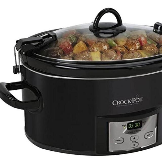 Crock-Pot 7-Qt. Cook n' Carry Programmable Countdown Slow Cooker