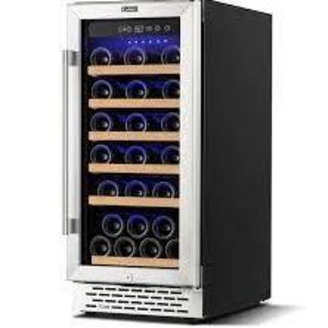 Colzer Classic 15 Inch Wine Cooler Refrigerators, 30 Bottle Fast Cooling