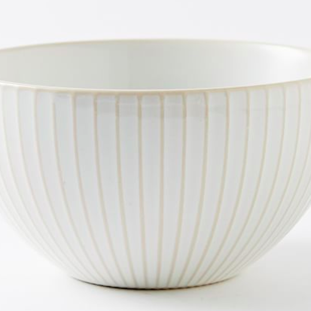 Textured Dinnerware Set - Bowls in Lines