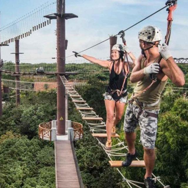 Ropes course for two