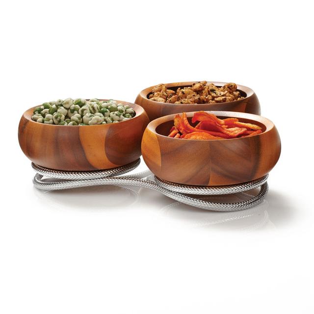 Nambe Braid Condiment Server