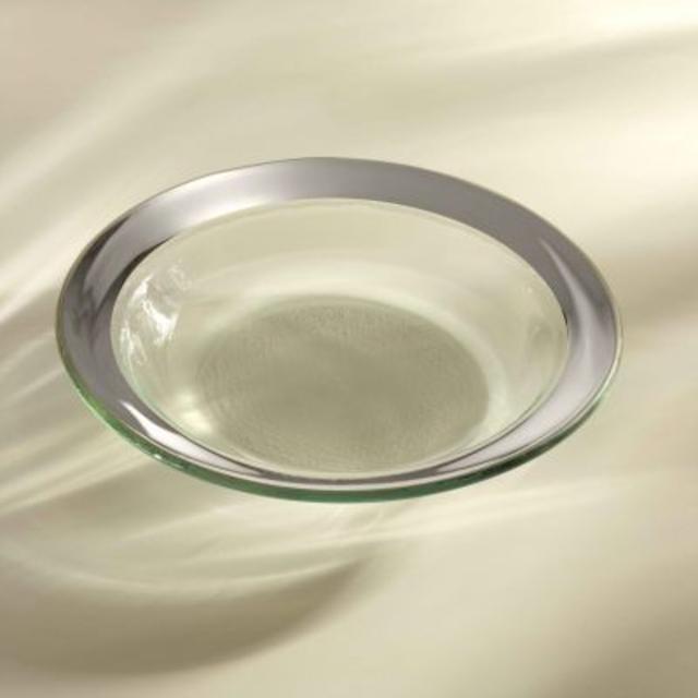 Platinum Roman Antique Salad Bowl by Annieglass