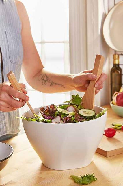 Modern Salad Bowl Serving Set