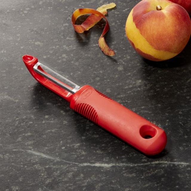 OXO ® Red Serrated Peeler