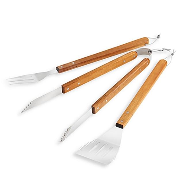 Mr. Bar-B-Q 3-Piece Nestled Barbecue Tool Set