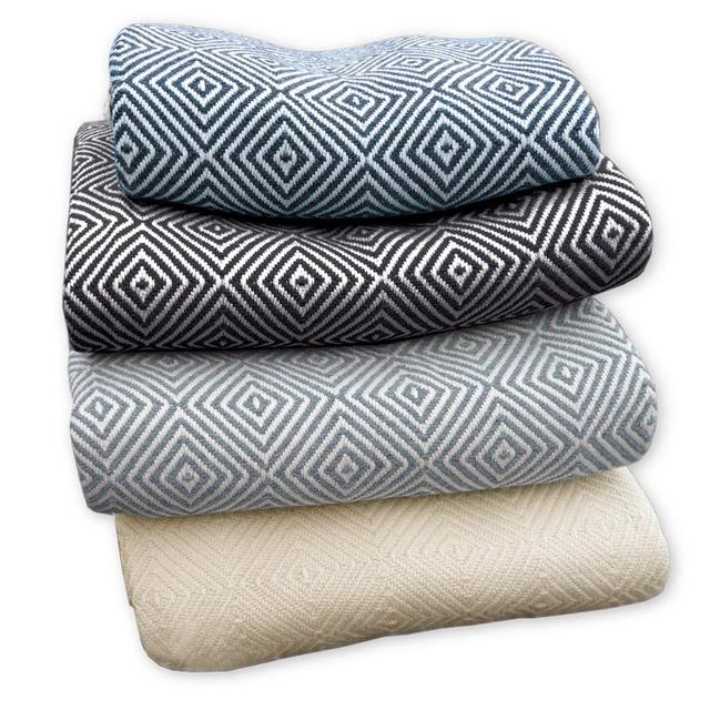 Rockport Throw - Navy - 50" x 72"