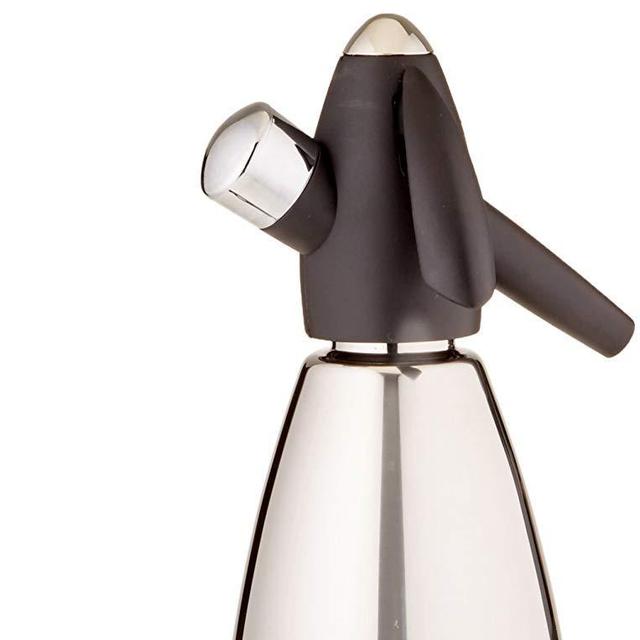 iSi Stainless Steel 1 quart Soda Siphon Bottle, Silver