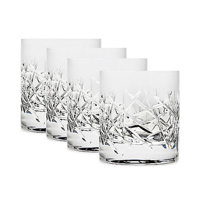 Top Shelf Graffiti 9 oz. Double Old Fashioned Glasses (Set of 4)