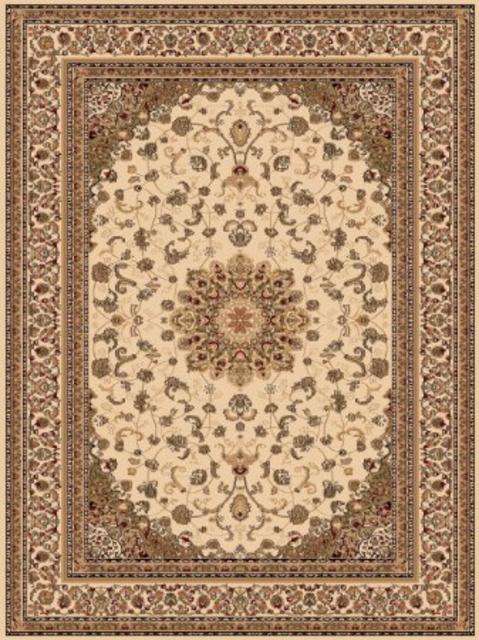 New Classic Floral Design Ivory Area Rug Carpet 8x11