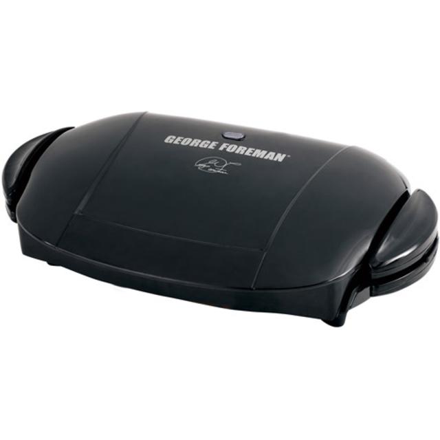George Foreman 5-Serving Removable Plate Grill, Black