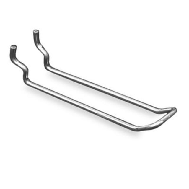 Azar Pegboard System 4-Inch 25-Pack Metal Loop Hook