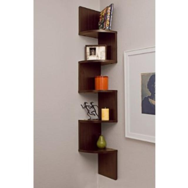 Danya B Corner Zig Zag Wall Shelf