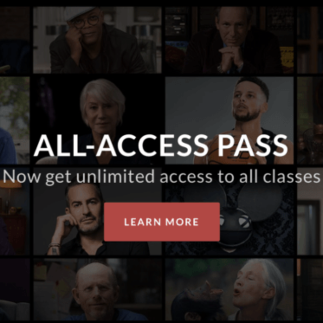 MasterClass All-Access Pass