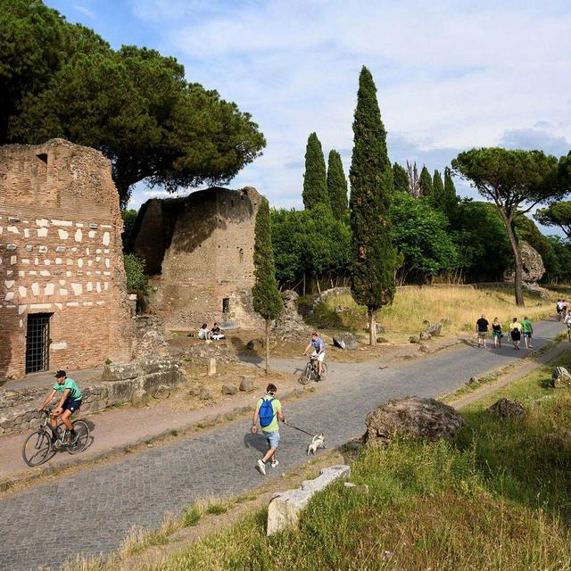 Cycling the Appian Way (Rome)